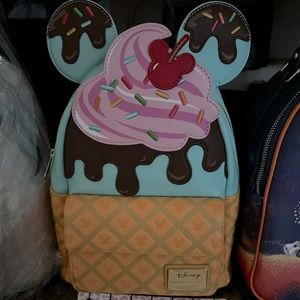 Disney Loungefly Sundae Mini Backpack